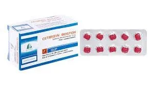 Cetirizine 10mg Boston (H/100v) – Giảm nhanh viêm mũi dị ứng & mày đay, tiện 1 viên/ngày
